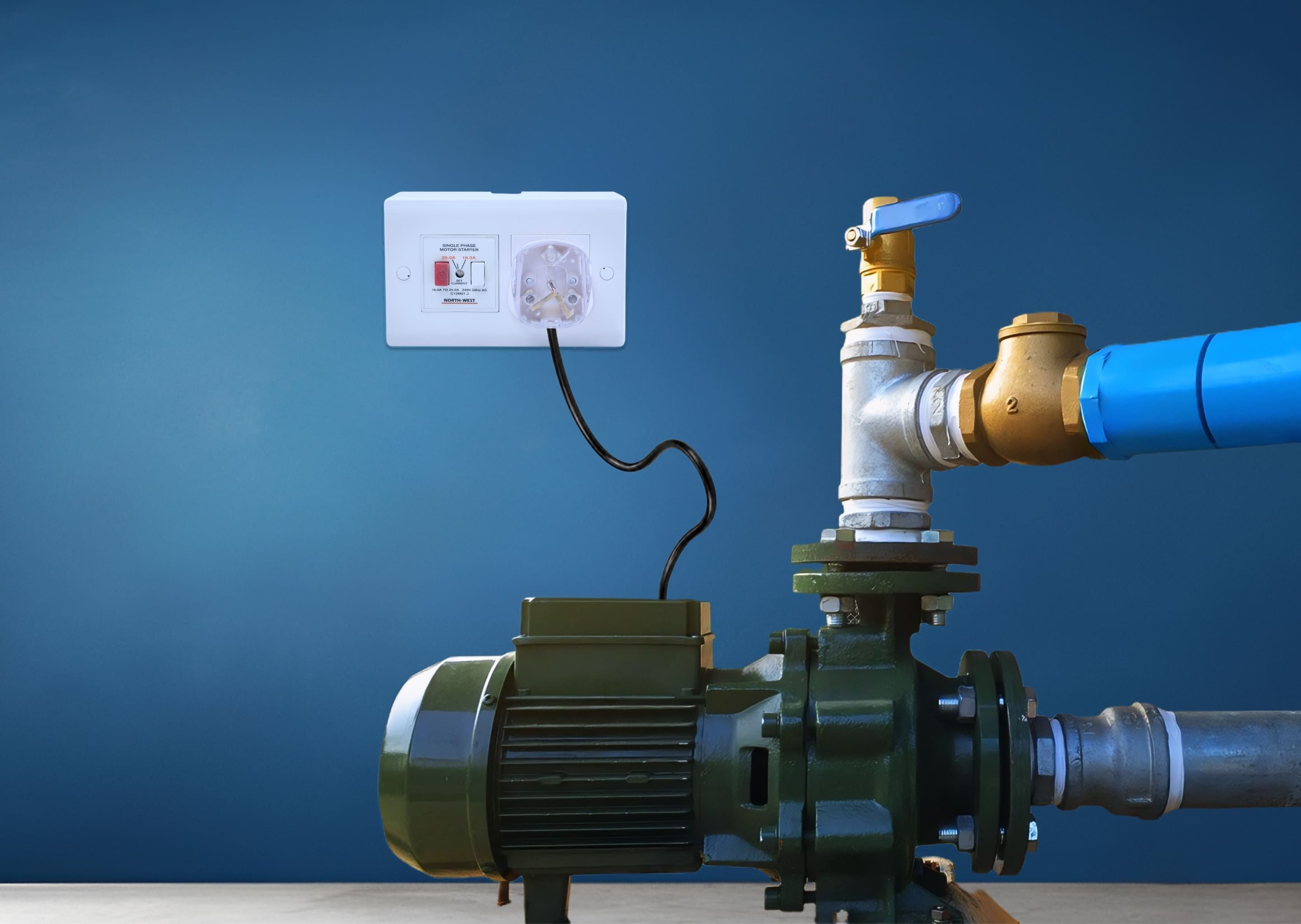 Single Phase Motor Starters room setting